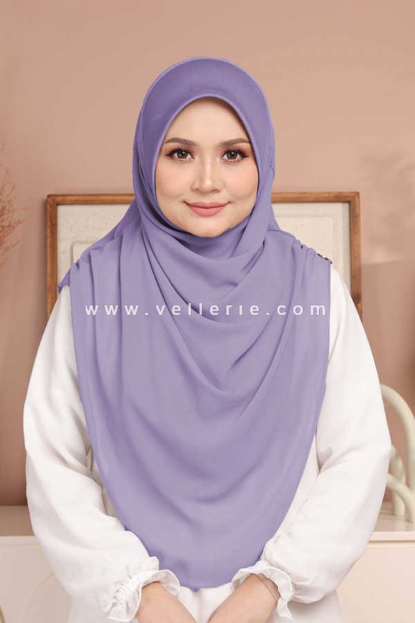 Tudung Sarung Instant Chiffon Aileen Grace - ALG08 Lavender DEFECT Tudung Sarung Instant Chiffon Aileen Grace - ALG08 Lavender DEFECT